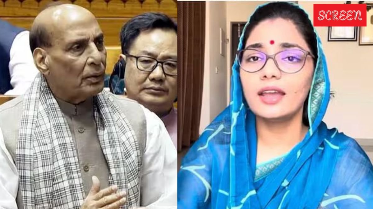 Neha Singh Rathore, Rajnath Singh