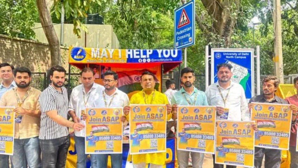 ASAP | delhi university | ABVP | NSUI |