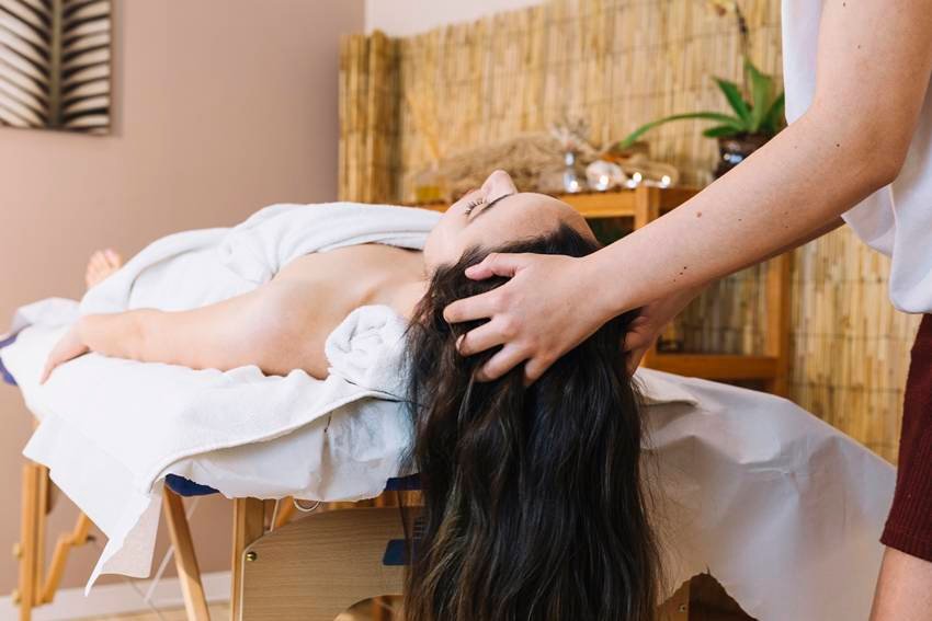 Natural hair care with Ayurvedic oils