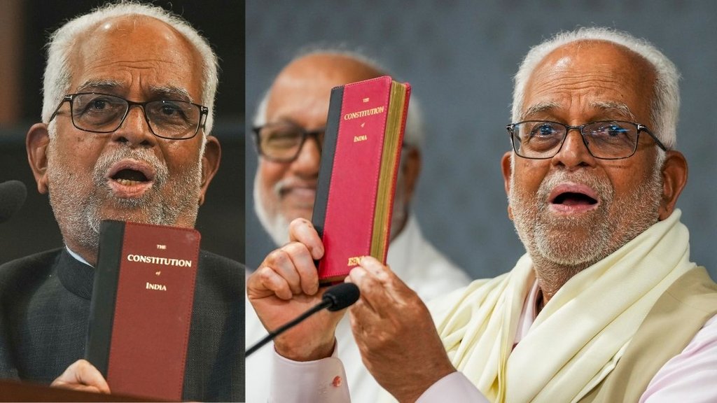 vice president elections, b sudharshan reddy, up rastrapati chunav