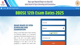 BBOSE Exam Date 2025, Bihar Board Open School Date Sheet,