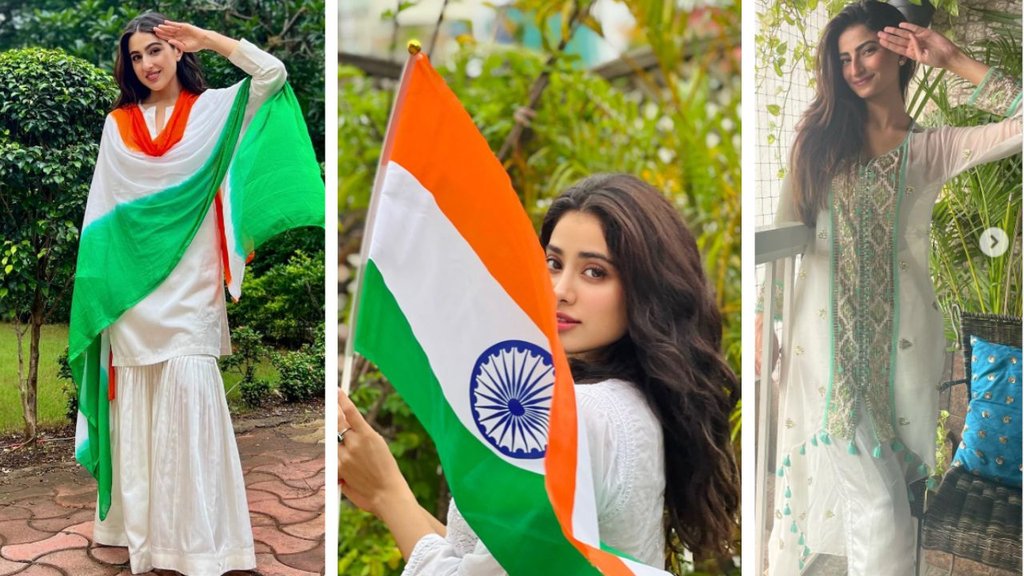 Independence Day 2025 | Celebrity Inspired Independence Day Looks | Janhvi Kapoor Sara Ali Khan Palak Tiwari