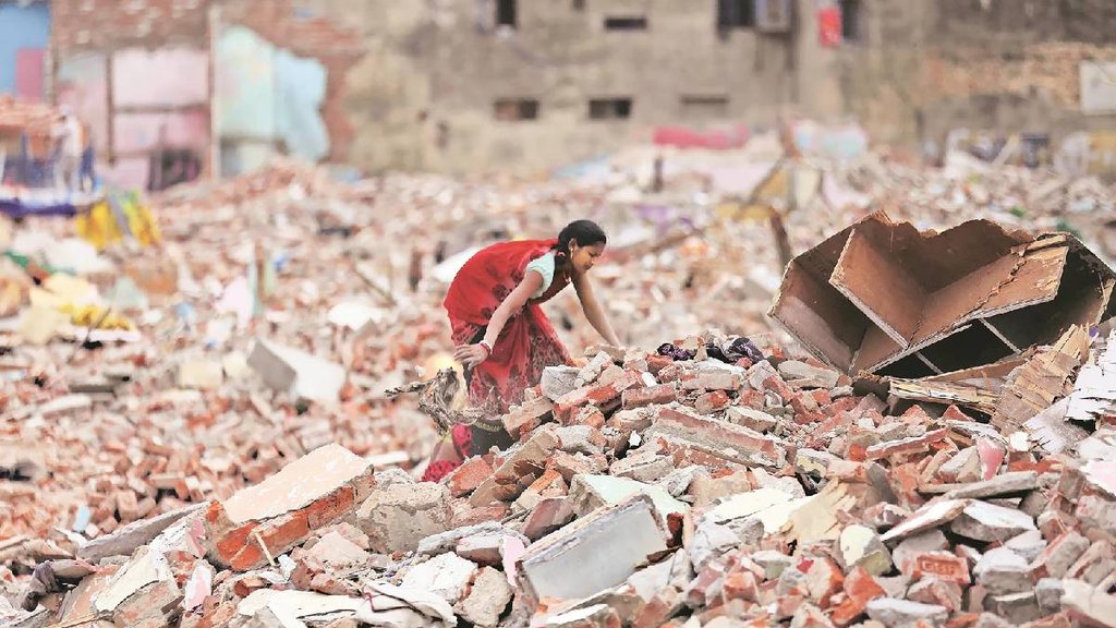 Delhi slum dwellers, Delhi, slum dwellers