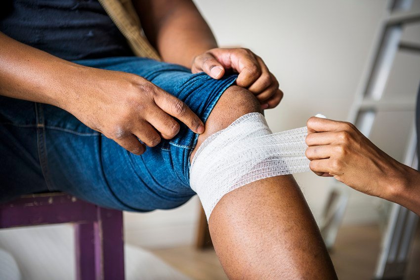 First aid for dog bite