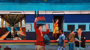 Dog in Train| stray dogs shelter| supreme court on dogs