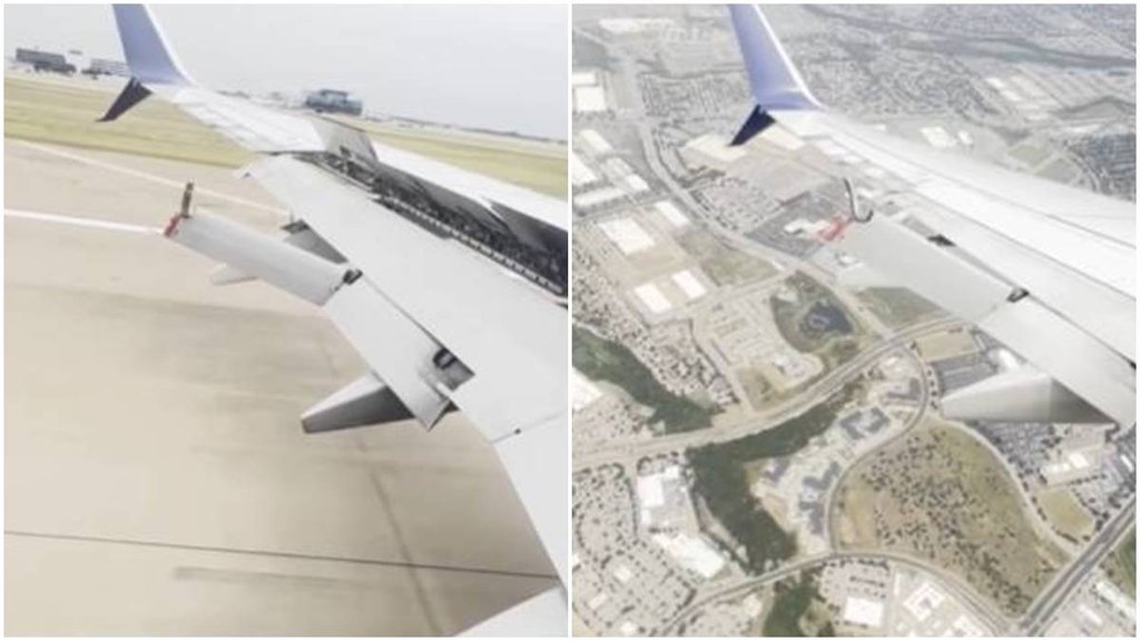 Flight Wing Damage, Delta Airlines, Viral Video, Delta Airlines flight.