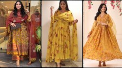 गणेश चतुर्थी के लिए सिलावाएं ये येलो कलर की फ्लोरल प्रिंटेड कुर्ती, ट्रेडिशनल लुक में लगेंगे चार चांद