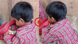 बीच क्लास में कुछ यूं छिप-छिपकर टिफिन बॉक्स में रखा स्नैक्स खा रहा था बच्चा, Viral Video देख यूजर्स बोले – बचपन की याद दिला दी