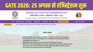 GATE 2026 Registration, GATE 2026 Registration Date, GATE 2026 Registration Date and Time, GATE 2026 Registration Direct Link, GATE 2026 Registration Process
