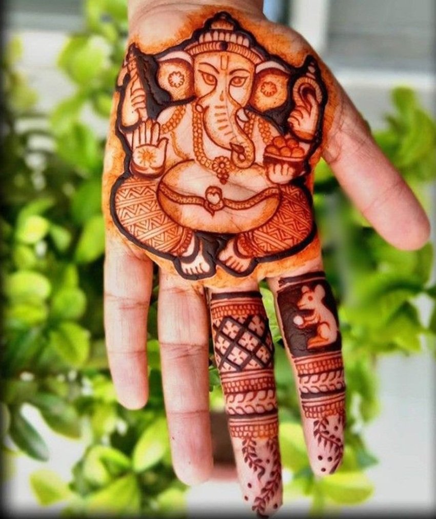 Ganesh Chaturthi special mehndi