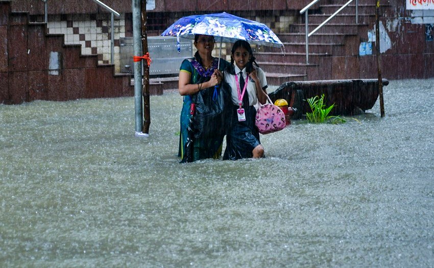 Mumbai city flooding