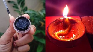 How to make natural kajal, natural kajal