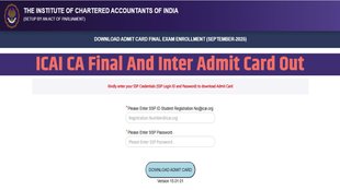 ICAI CA Admit Card Out, ICAI, CA Final Admit Card, CA Inter Admit Card