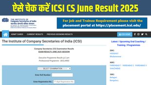 ICSI result 2025, CS Professional result 2025, CS Executive result 2025, ICSI June 2025 scorecard, icsi.edu result 2025, ICSI marks download 2025