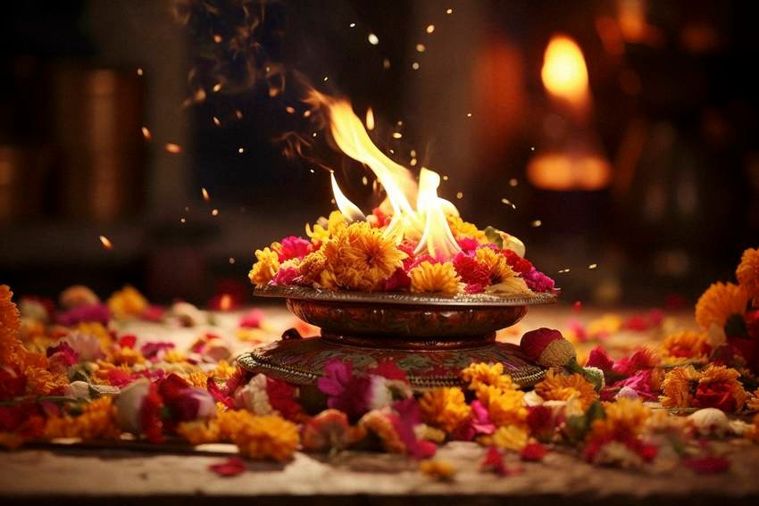 camphor in Hindu devotion