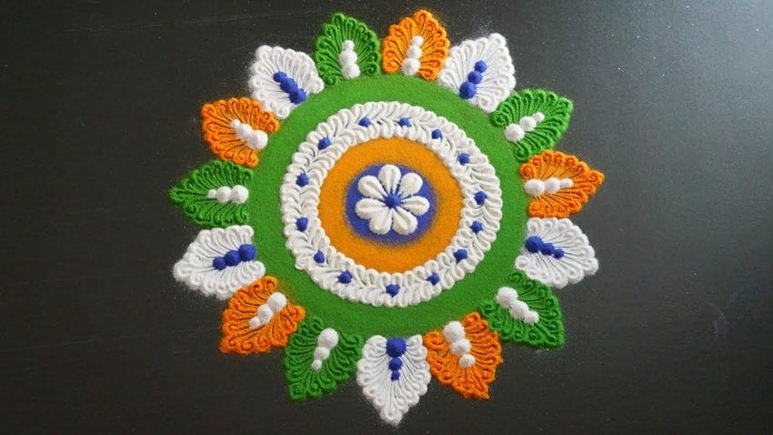 Independence Day Special Rangoli