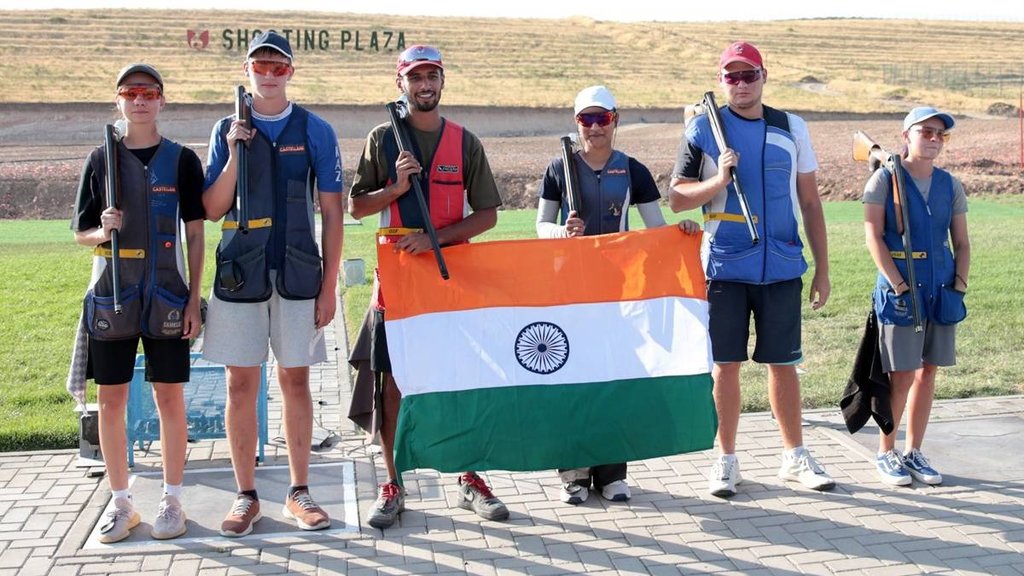 shooting championship india medals,asian shooting championship 2025, rajkanwar singh sandhu