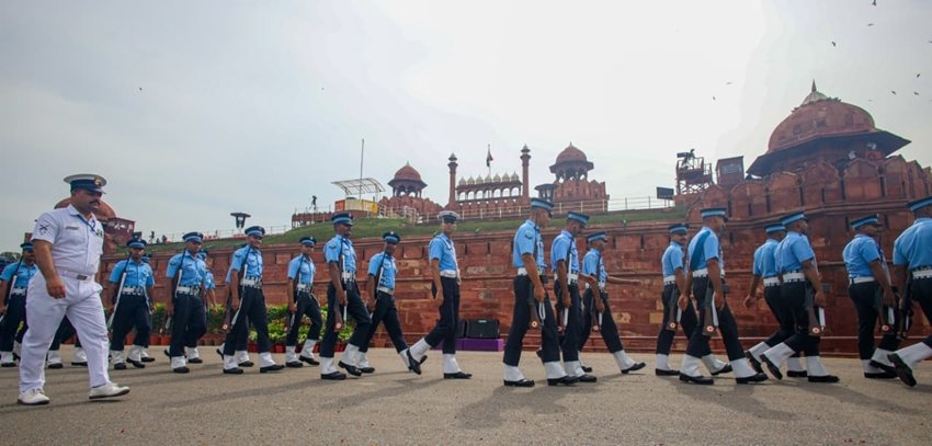 Indian Army march past