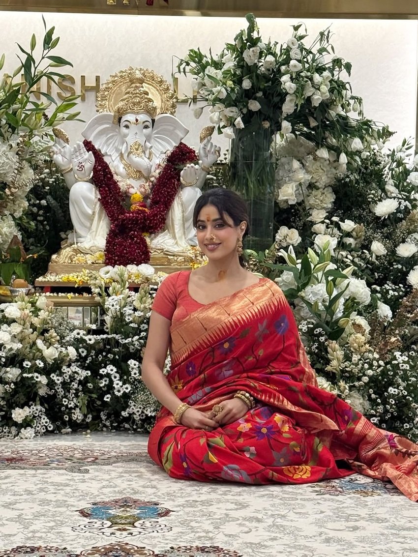 Janhvi Kapoor Ganesh Chaturthi look