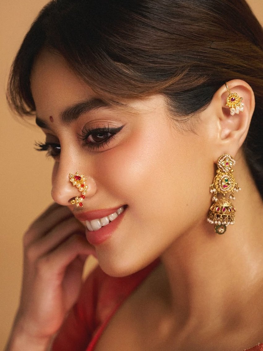 Janhvi Kapoor traditional avatar