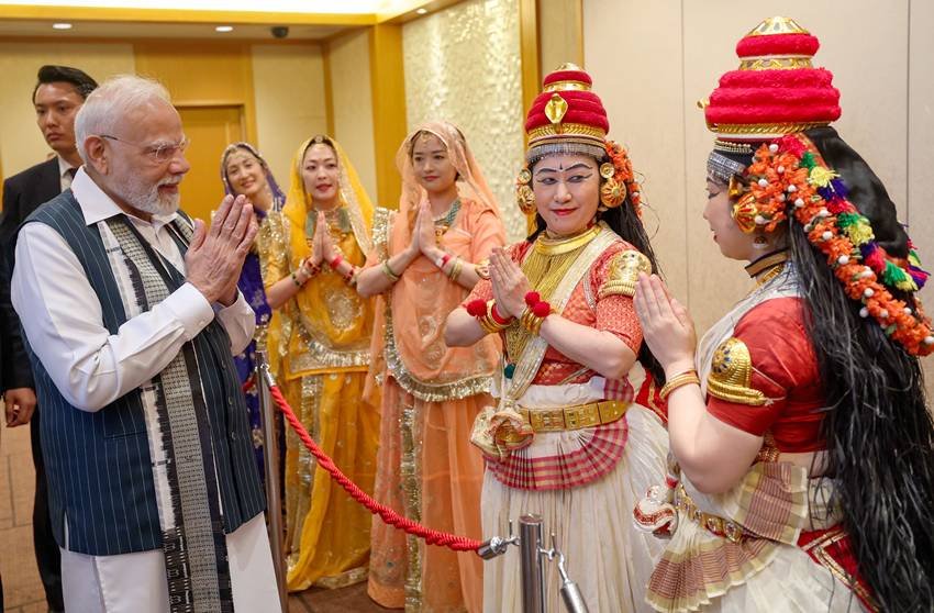 PM modi is visiting japan