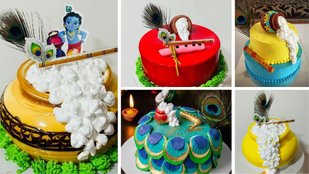janmashtami 2025 | Krishna janmashtami cake design | Krishna janmashtami cake design images