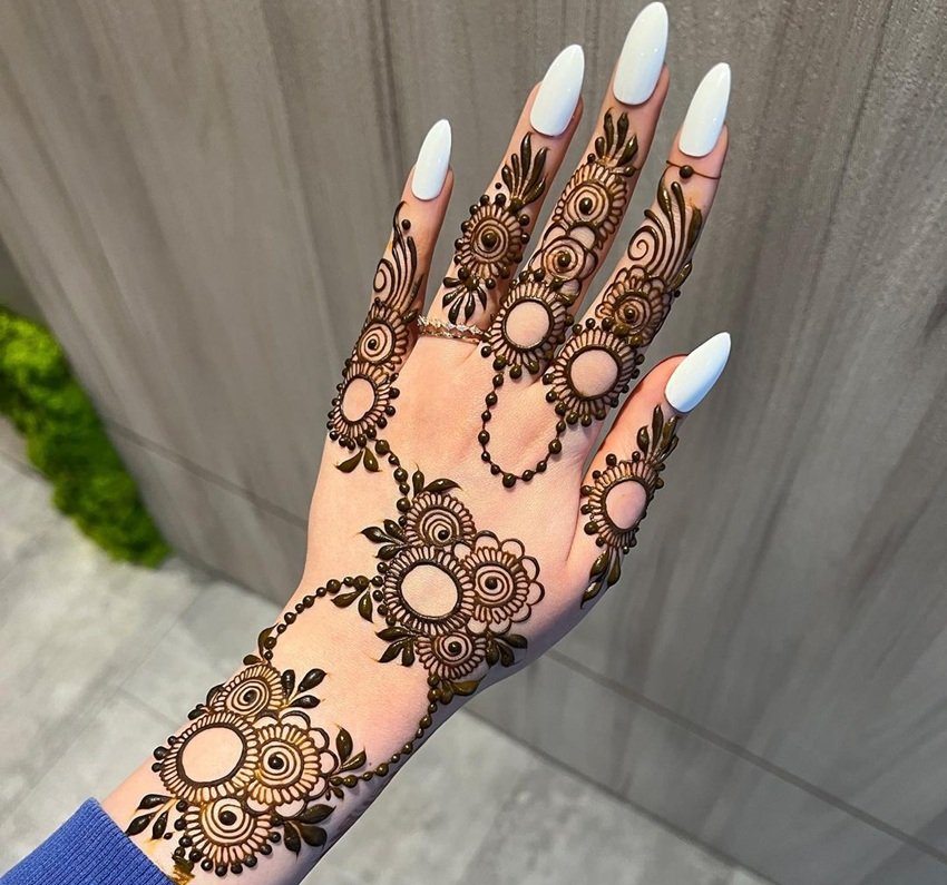 Latest mehndi designs for Rakshabandhan
