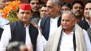 Mulayam Singh. akhilesh yadav