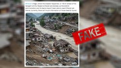Fact Check: AI-Generated फोटो को उत्तराखंड के धराली में आई बाढ़ का बताकर किया वायरल