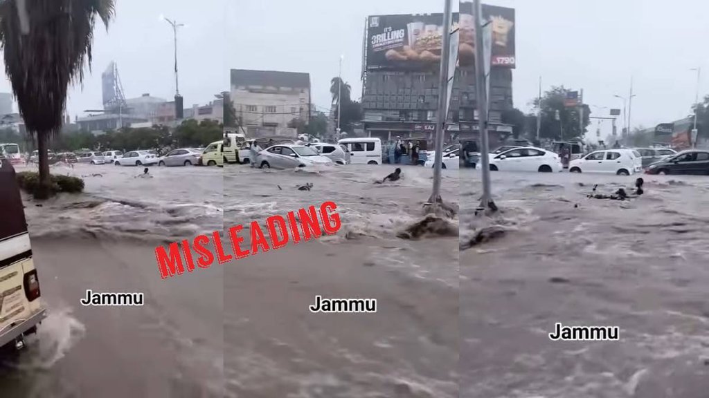 Misleading claim about Karachi video