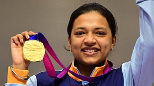 Sifat Kaur Samra gold medal, Asian Shooting Championship 2025, India shooting team gold, women 50m rifle 3 positions