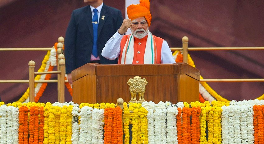 Modi speech Red Fort highlights