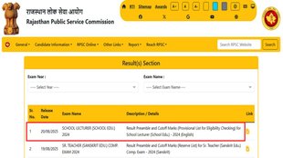 RPSC 1st Grade Result Out, rpsc.rajasthan.gov.in