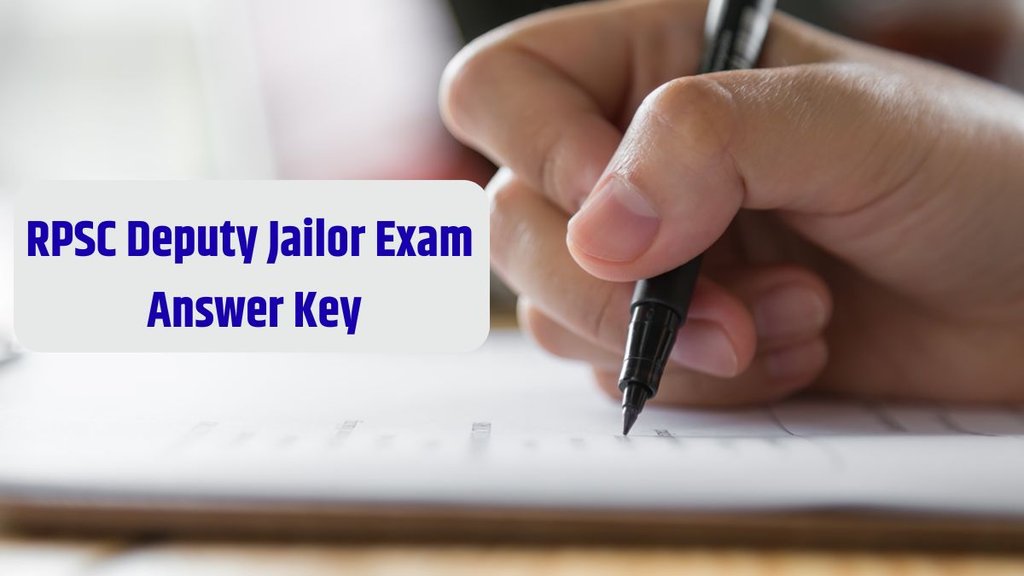 RPSC, Deputy Jailor Exam, Answer Key,