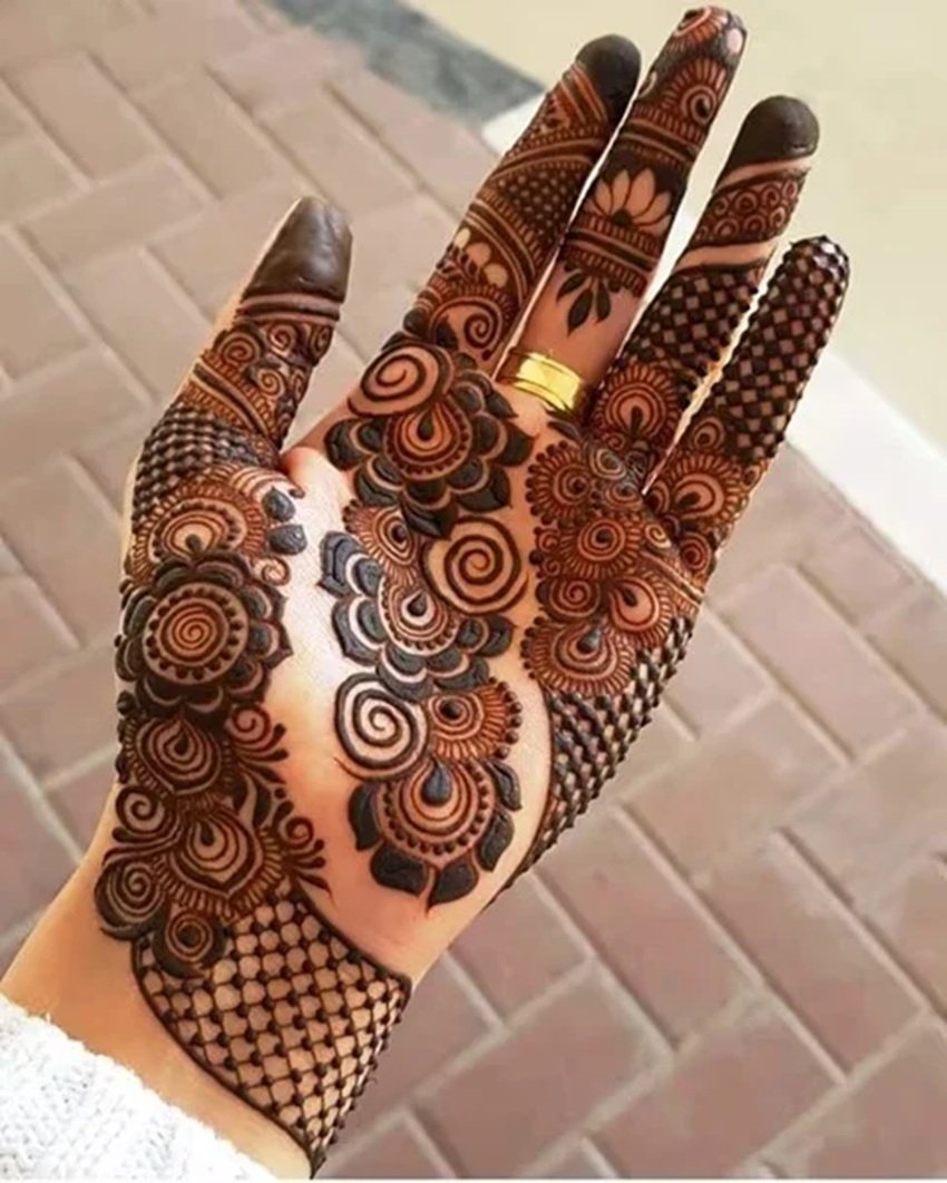 Raksha Bandhan hand art