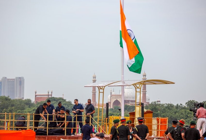 Red Fort security arrangements