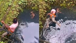 खुद की जान पर खेलकर बचाई हिरण के बच्चे की जान, Viral Video में दिखी इंसानियत की सच्ची झलक, यूजर्स ने की खूब तारीफ