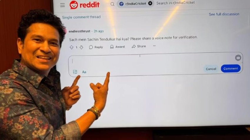 Sachin Tendulkar, Reddit AMA, Sachin Tendulkar Reddit AMA