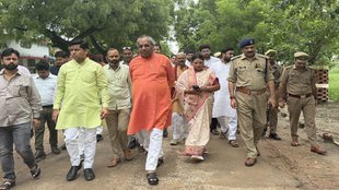 Sanjay Nishad, Flood hit area in Kanpur Dehat, Comment controversy of Sanjay Nishad