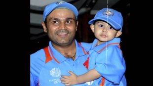 Virender Sehwag, Aryaveer Sehwag, DPL 2025, Delhi Premier League 2025, Central Delhi Kings, वीरेंद्र सहवाग, आर्यवीर सहवाग