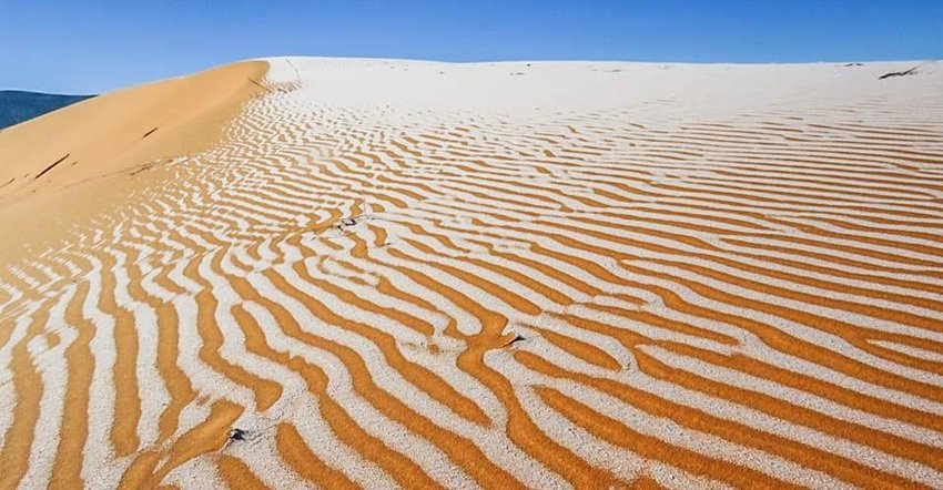 Snow in the Sahara