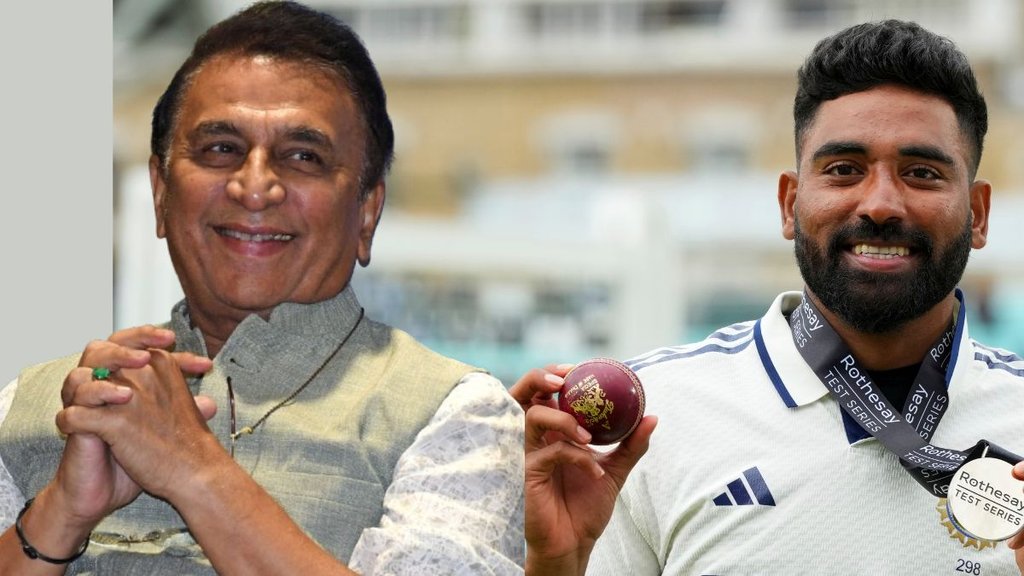 Mohammed sitraj, sunil gavaskar, india vs england test,