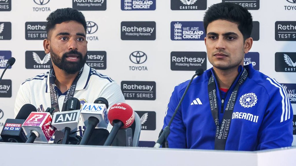 Shubman Gill, Mohammed Siraj, IND vs ENG 5th Test, India vs England