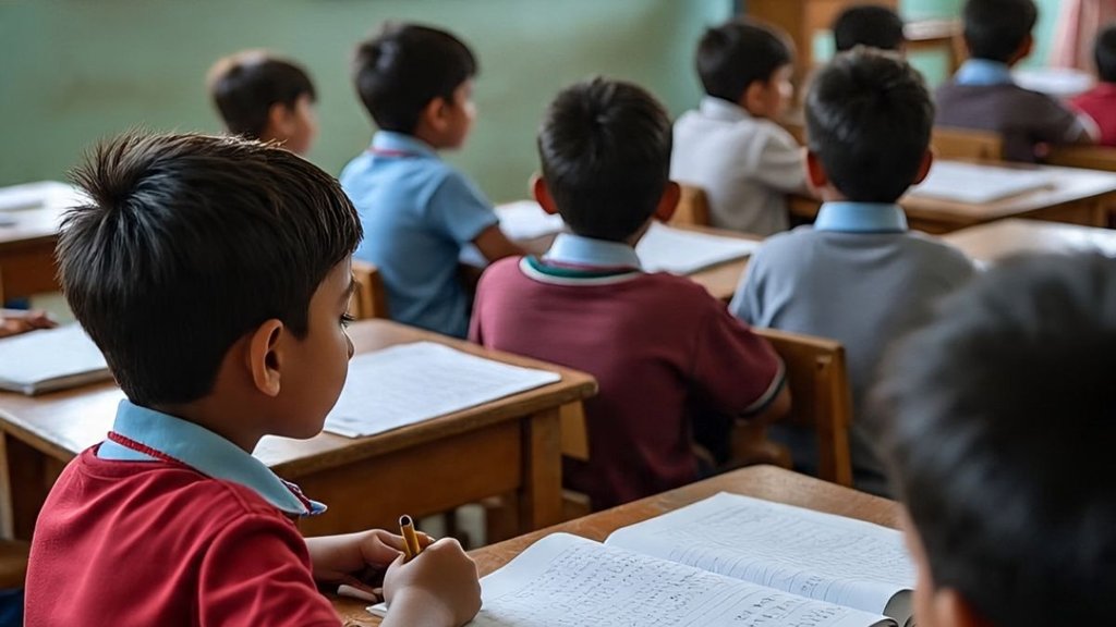 UDISE+ Report 2024-25, Pre-school experience Class 1 students, Class 1 admission India 2024-25, NEP 2020 Early Childhood Education, Anganwadi pre-primary education, Government vs private school admission,