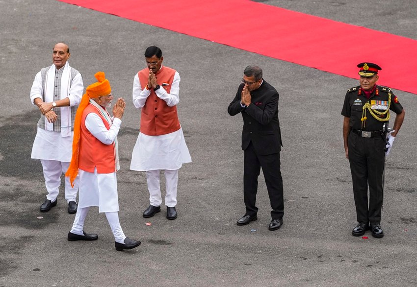 Indian flag hoisting