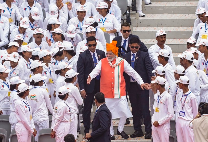 PM Modi Red Fort address