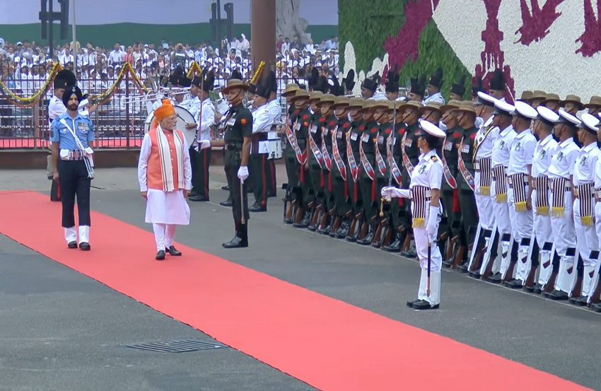 Indian flag celebration