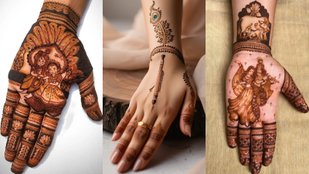 Unique Mehndi for Janmashtami