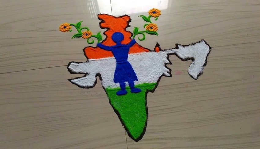 Unique Rangoli Designs to Try on 15th August