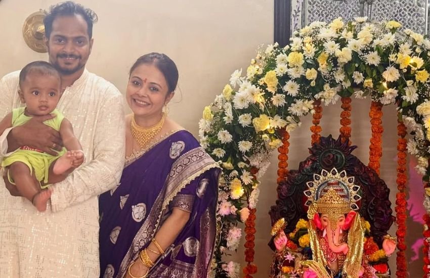 ganpati pooja at devoleena house